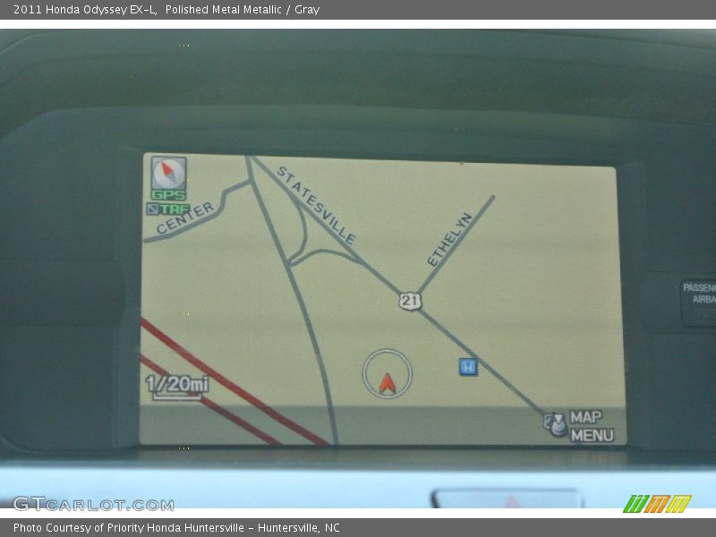 Polished Metal Metallic / Gray 2011 Honda Odyssey EX-L