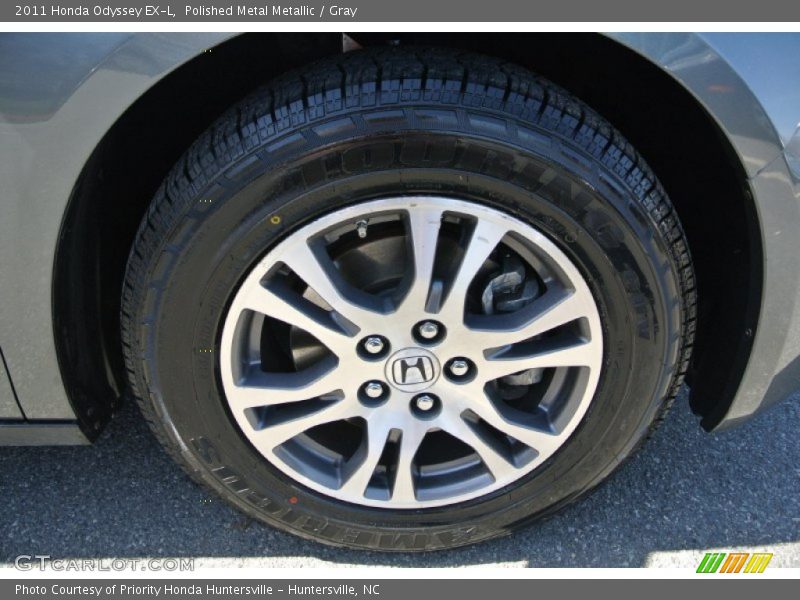 Polished Metal Metallic / Gray 2011 Honda Odyssey EX-L