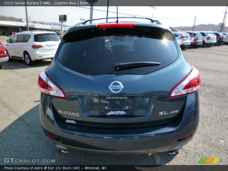 Graphite Blue / Black 2013 Nissan Murano S AWD