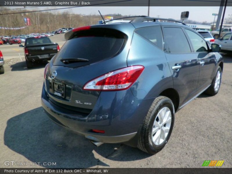 Graphite Blue / Black 2013 Nissan Murano S AWD