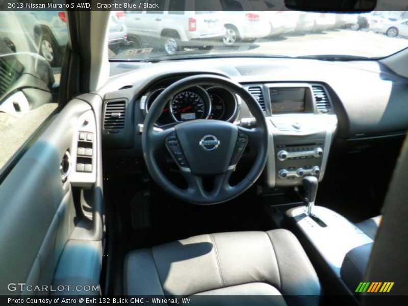 Graphite Blue / Black 2013 Nissan Murano S AWD