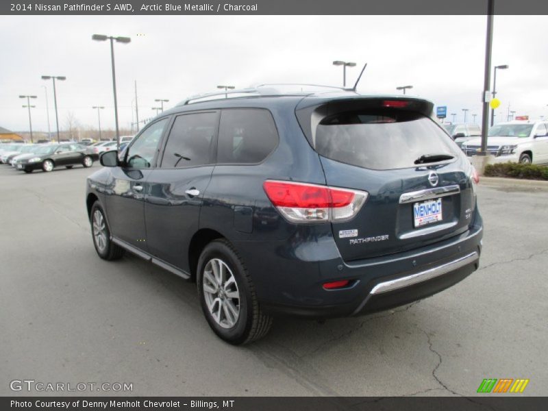 Arctic Blue Metallic / Charcoal 2014 Nissan Pathfinder S AWD