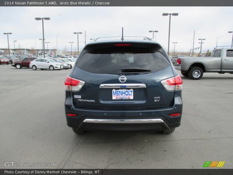 Arctic Blue Metallic / Charcoal 2014 Nissan Pathfinder S AWD