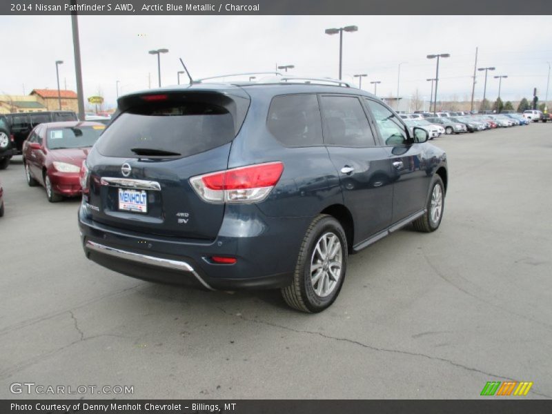 Arctic Blue Metallic / Charcoal 2014 Nissan Pathfinder S AWD