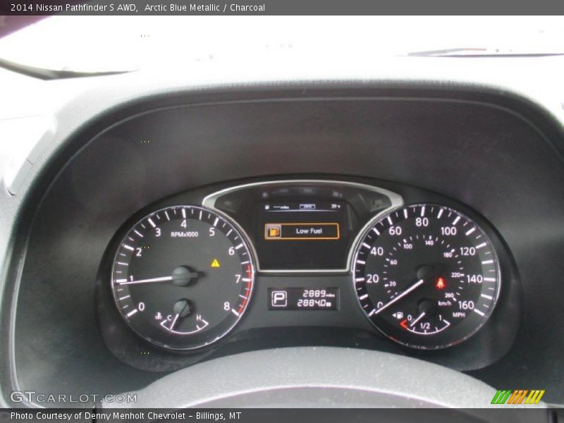Arctic Blue Metallic / Charcoal 2014 Nissan Pathfinder S AWD