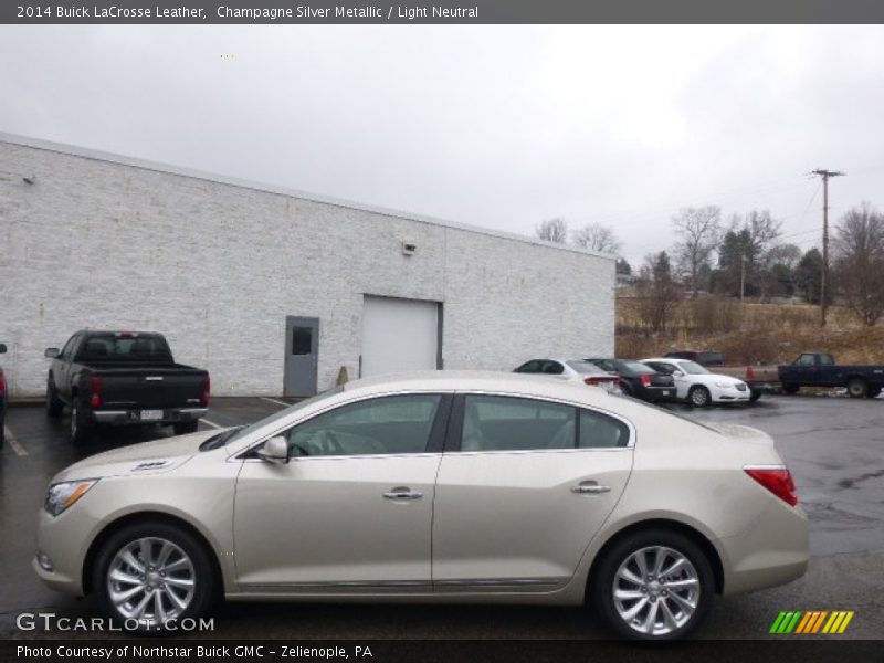 Champagne Silver Metallic / Light Neutral 2014 Buick LaCrosse Leather
