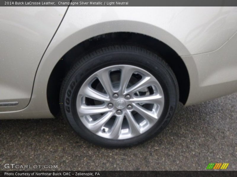 Champagne Silver Metallic / Light Neutral 2014 Buick LaCrosse Leather