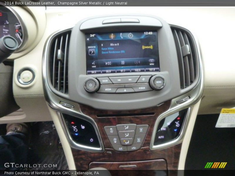 Champagne Silver Metallic / Light Neutral 2014 Buick LaCrosse Leather
