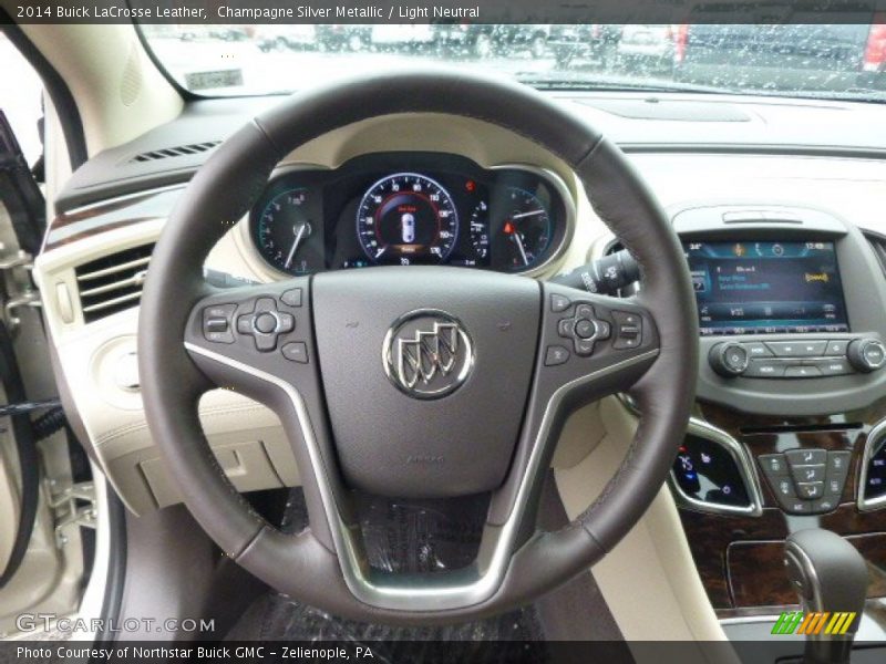 Champagne Silver Metallic / Light Neutral 2014 Buick LaCrosse Leather