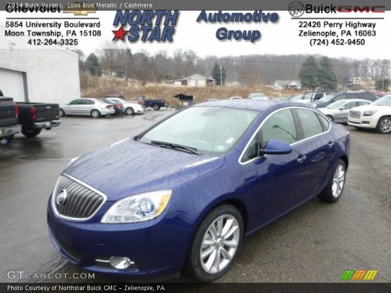 Luxo Blue Metallic / Cashmere 2014 Buick Verano