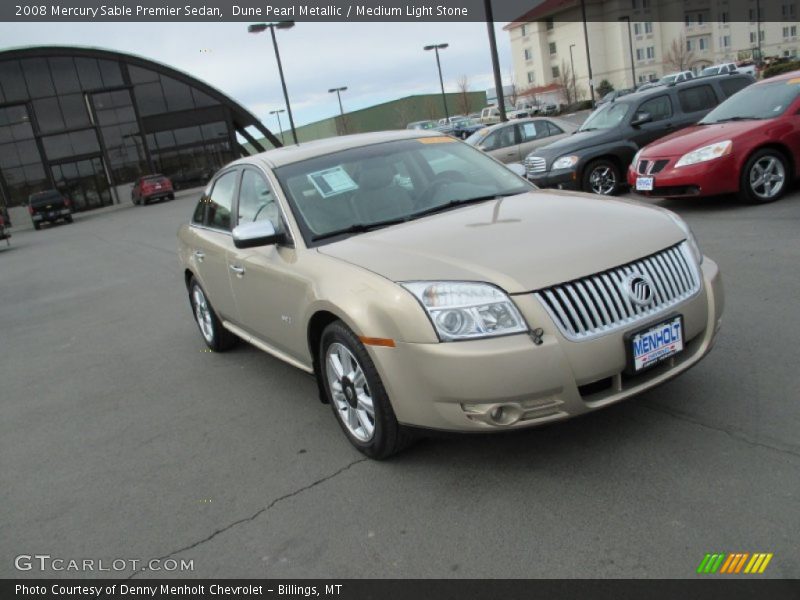 Dune Pearl Metallic / Medium Light Stone 2008 Mercury Sable Premier Sedan