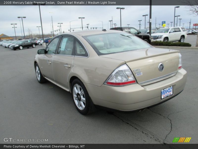 Dune Pearl Metallic / Medium Light Stone 2008 Mercury Sable Premier Sedan