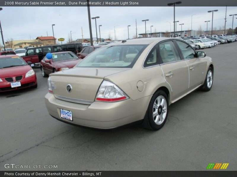 Dune Pearl Metallic / Medium Light Stone 2008 Mercury Sable Premier Sedan