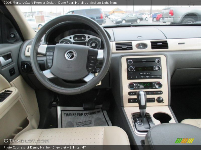 Dune Pearl Metallic / Medium Light Stone 2008 Mercury Sable Premier Sedan