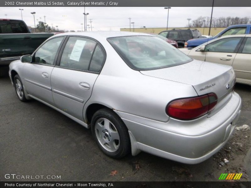 Galaxy Silver Metallic / Gray 2002 Chevrolet Malibu LS Sedan
