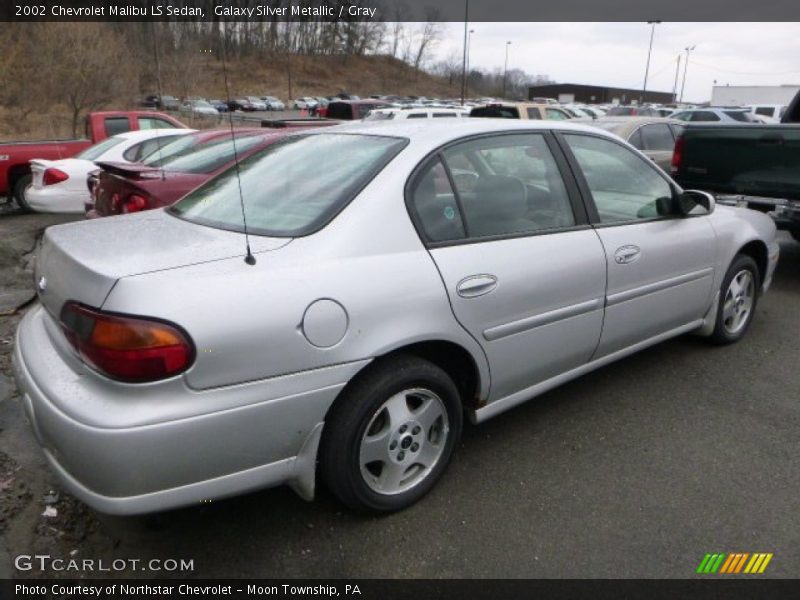 Galaxy Silver Metallic / Gray 2002 Chevrolet Malibu LS Sedan