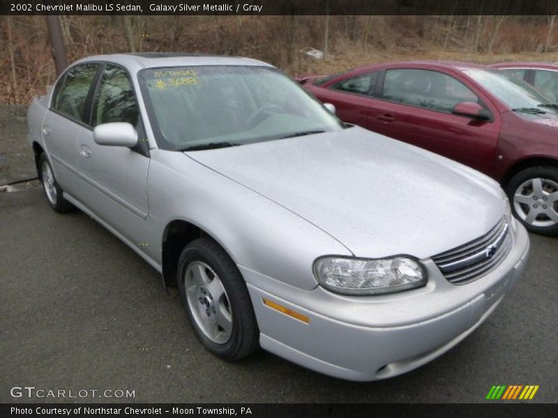 Galaxy Silver Metallic / Gray 2002 Chevrolet Malibu LS Sedan