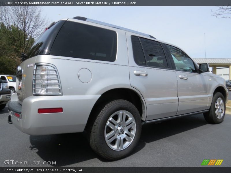 Silver Birch Metallic / Charcoal Black 2006 Mercury Mountaineer Premier AWD