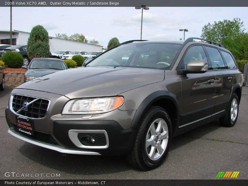 Oyster Grey Metallic / Sandstone Beige 2008 Volvo XC70 AWD