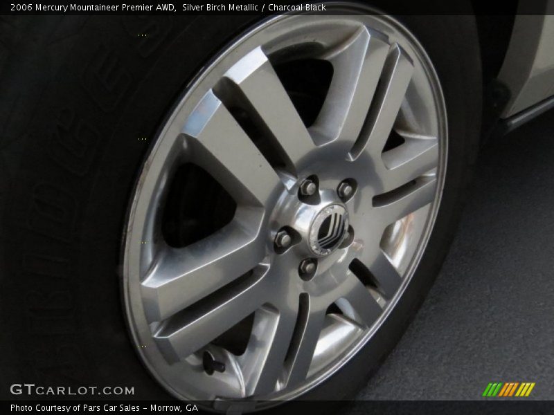Silver Birch Metallic / Charcoal Black 2006 Mercury Mountaineer Premier AWD