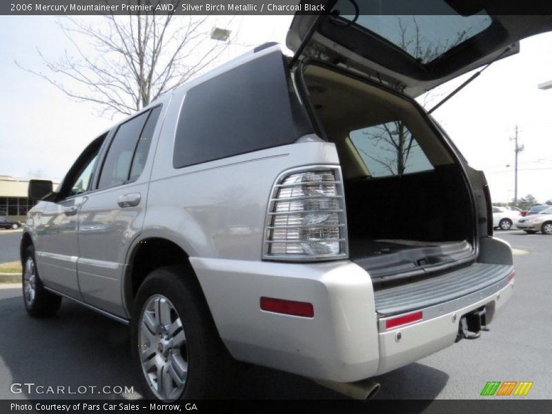 Silver Birch Metallic / Charcoal Black 2006 Mercury Mountaineer Premier AWD