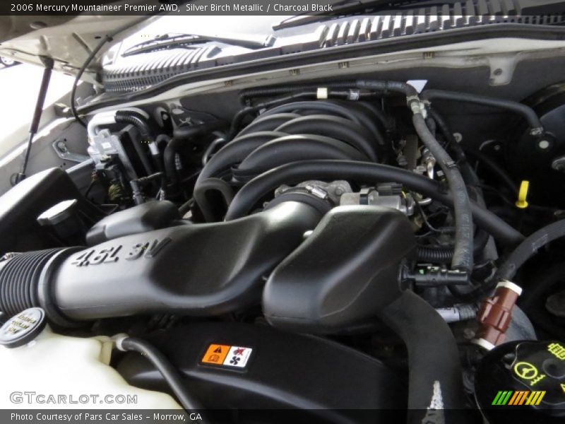 Silver Birch Metallic / Charcoal Black 2006 Mercury Mountaineer Premier AWD