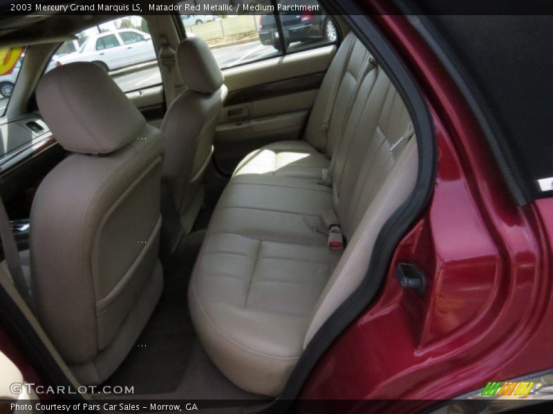 Rear Seat of 2003 Grand Marquis LS