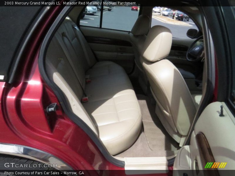 Matador Red Metallic / Medium Parchment 2003 Mercury Grand Marquis LS