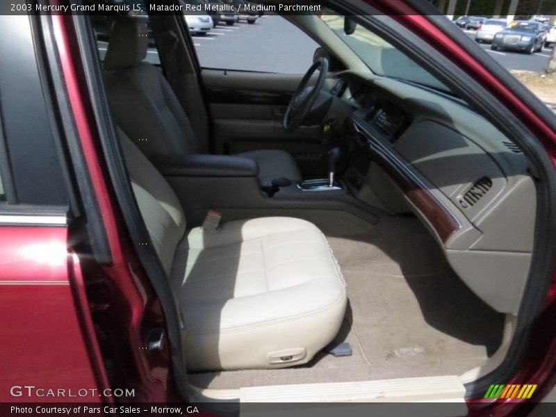 Matador Red Metallic / Medium Parchment 2003 Mercury Grand Marquis LS