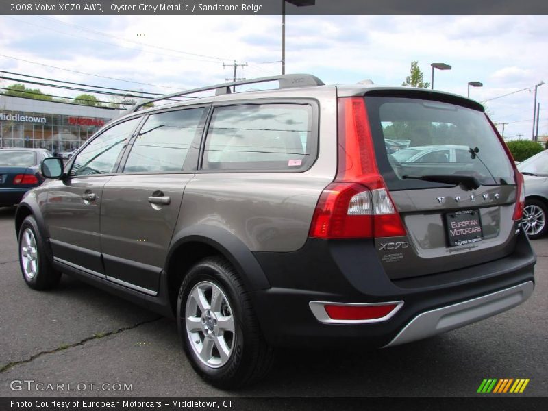 Oyster Grey Metallic / Sandstone Beige 2008 Volvo XC70 AWD