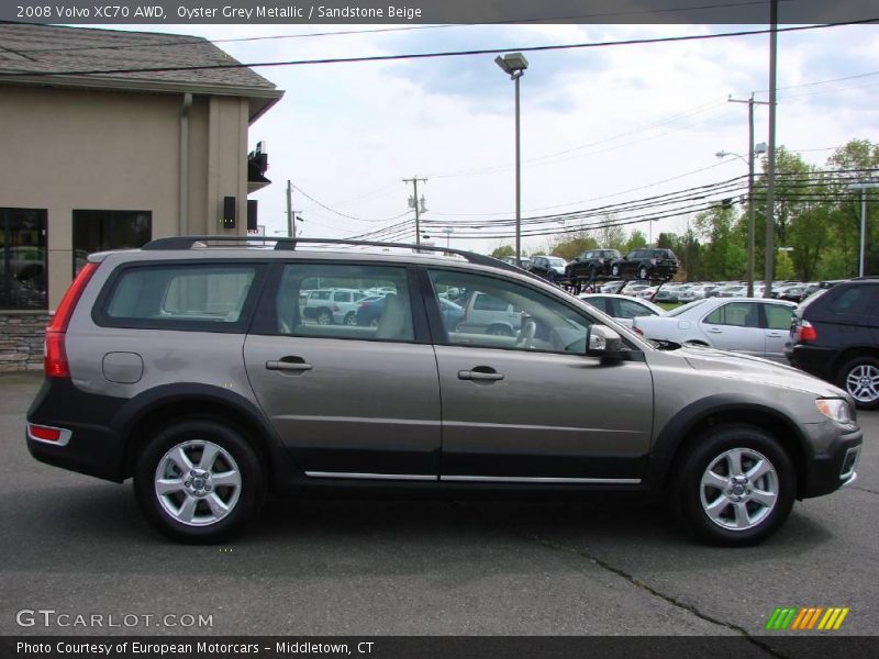 Oyster Grey Metallic / Sandstone Beige 2008 Volvo XC70 AWD
