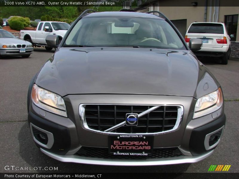 Oyster Grey Metallic / Sandstone Beige 2008 Volvo XC70 AWD