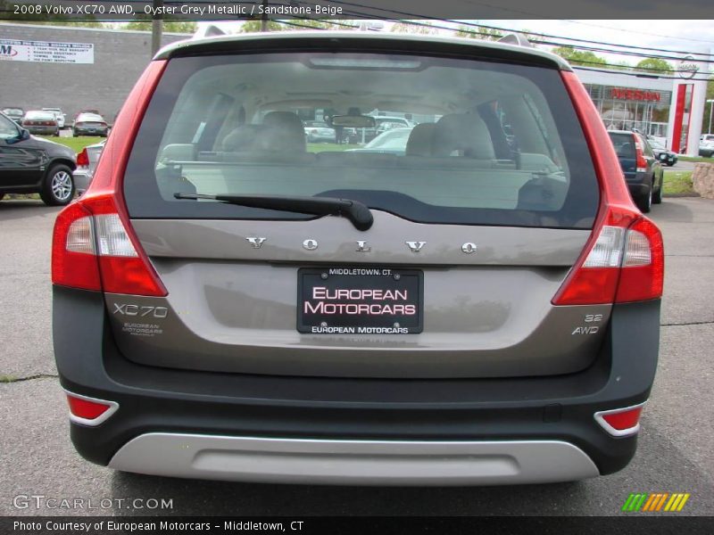 Oyster Grey Metallic / Sandstone Beige 2008 Volvo XC70 AWD
