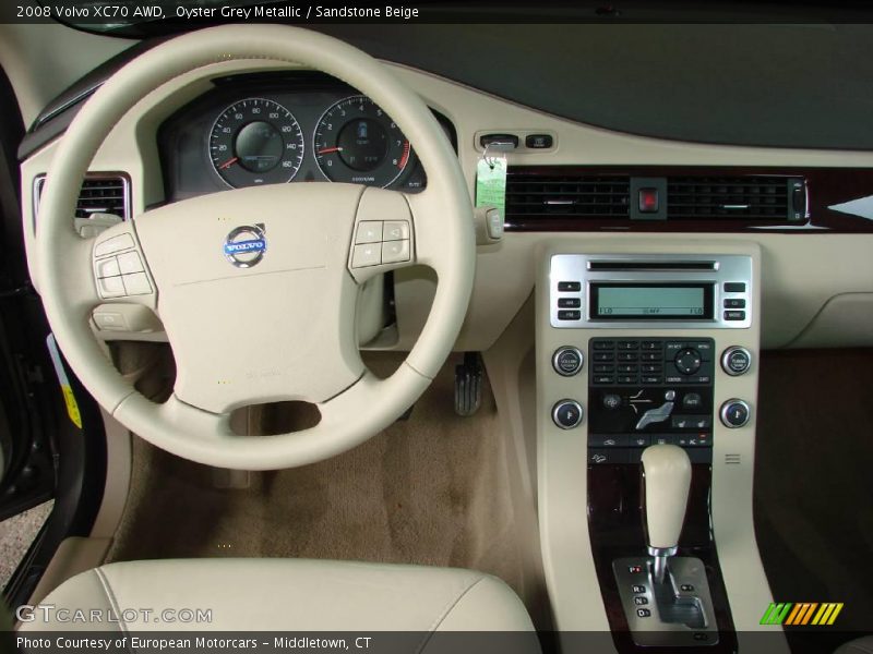 Oyster Grey Metallic / Sandstone Beige 2008 Volvo XC70 AWD