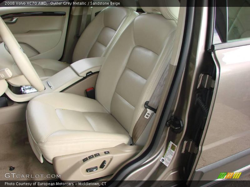 Oyster Grey Metallic / Sandstone Beige 2008 Volvo XC70 AWD