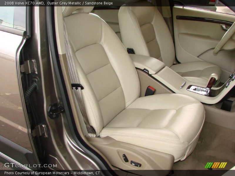 Oyster Grey Metallic / Sandstone Beige 2008 Volvo XC70 AWD