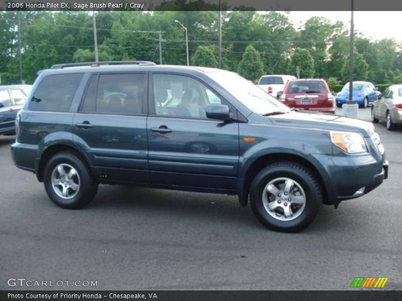 Sage Brush Pearl / Gray 2006 Honda Pilot EX