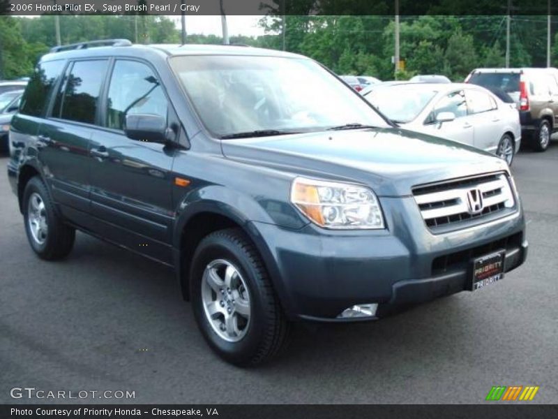 Sage Brush Pearl / Gray 2006 Honda Pilot EX