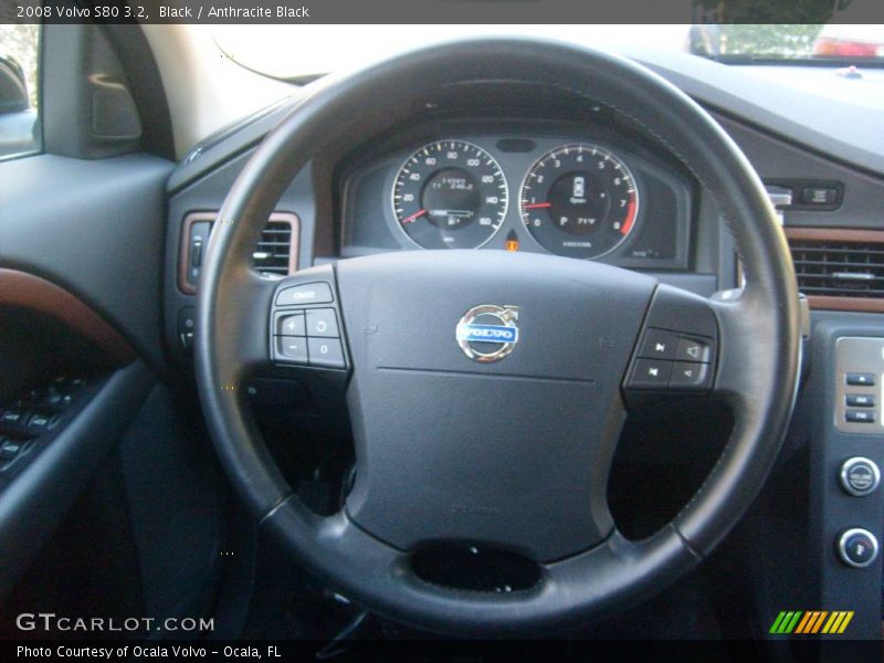 Black / Anthracite Black 2008 Volvo S80 3.2