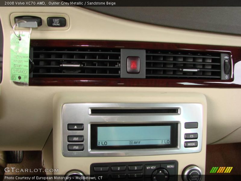 Oyster Grey Metallic / Sandstone Beige 2008 Volvo XC70 AWD