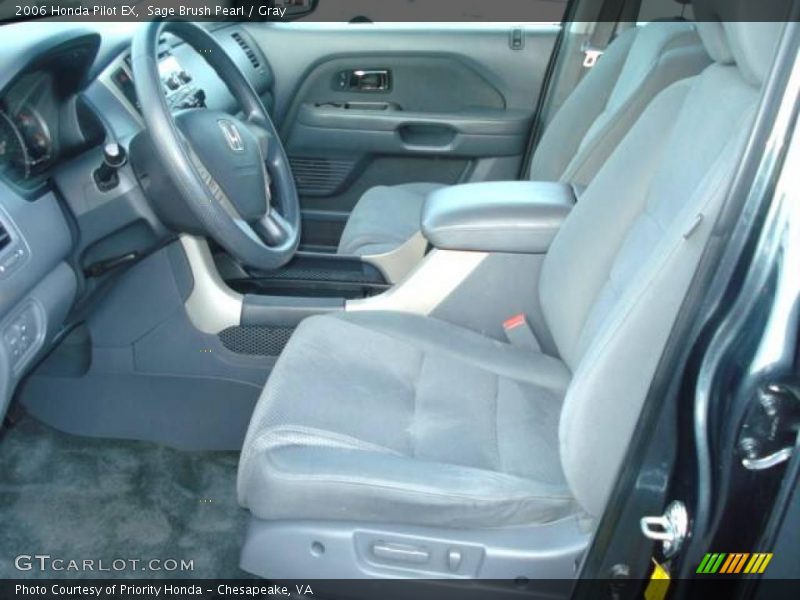 Sage Brush Pearl / Gray 2006 Honda Pilot EX