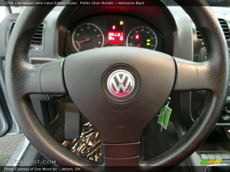 Reflex Silver Metallic / Anthracite Black 2006 Volkswagen Jetta Value Edition Sedan