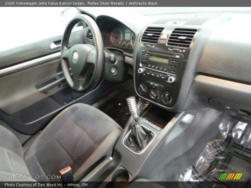 Reflex Silver Metallic / Anthracite Black 2006 Volkswagen Jetta Value Edition Sedan