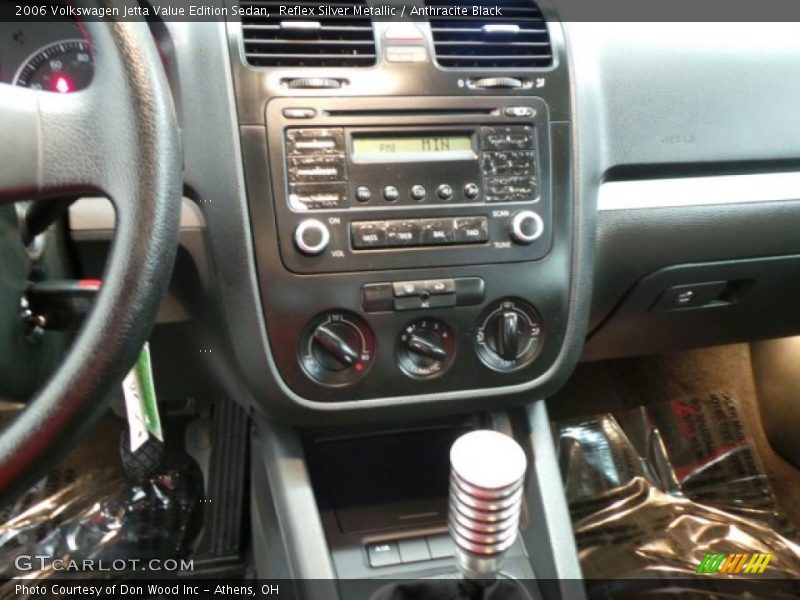 Reflex Silver Metallic / Anthracite Black 2006 Volkswagen Jetta Value Edition Sedan