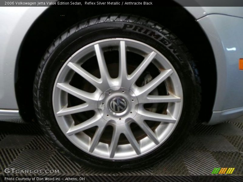 Reflex Silver Metallic / Anthracite Black 2006 Volkswagen Jetta Value Edition Sedan