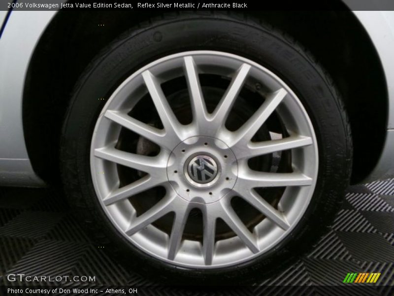 Reflex Silver Metallic / Anthracite Black 2006 Volkswagen Jetta Value Edition Sedan