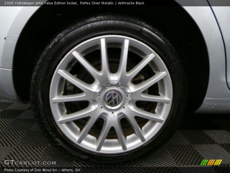 Reflex Silver Metallic / Anthracite Black 2006 Volkswagen Jetta Value Edition Sedan