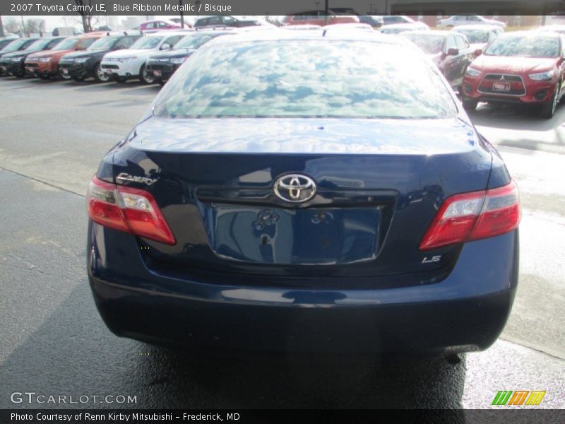 Blue Ribbon Metallic / Bisque 2007 Toyota Camry LE