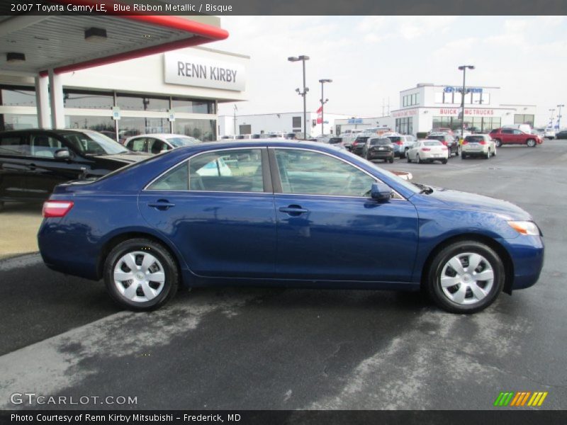 Blue Ribbon Metallic / Bisque 2007 Toyota Camry LE