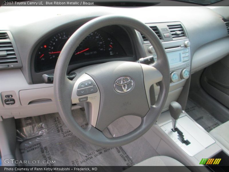 Blue Ribbon Metallic / Bisque 2007 Toyota Camry LE